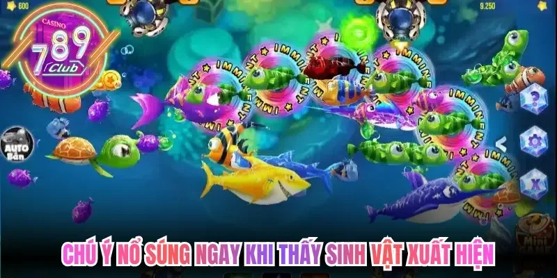 Mẹo Chơi Bắn Cá 789Club Chinh Phục Đại Dương Săn Thưởng 2 789club Chú ý nổ súng ngay khi thấy sinh vật xuất hiện